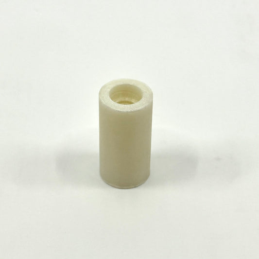 CueForm Classic White Ivory Ferrule. .562 X 1.1 Tapped, Threaded with Glue Relief Hole. Single Ferrule.