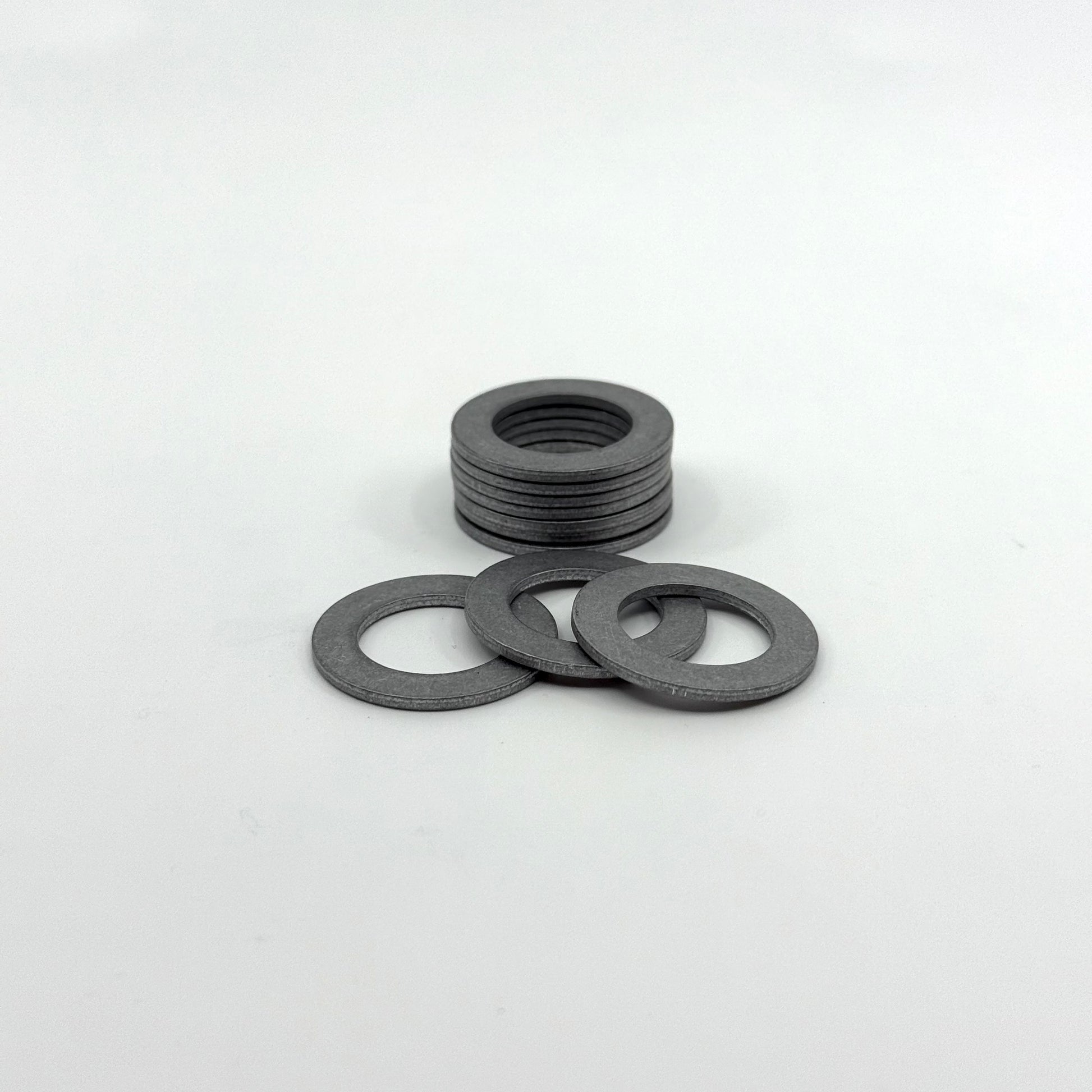 Stack of Aluminum Joint Rings 1.0" OD X .625 ID X .060