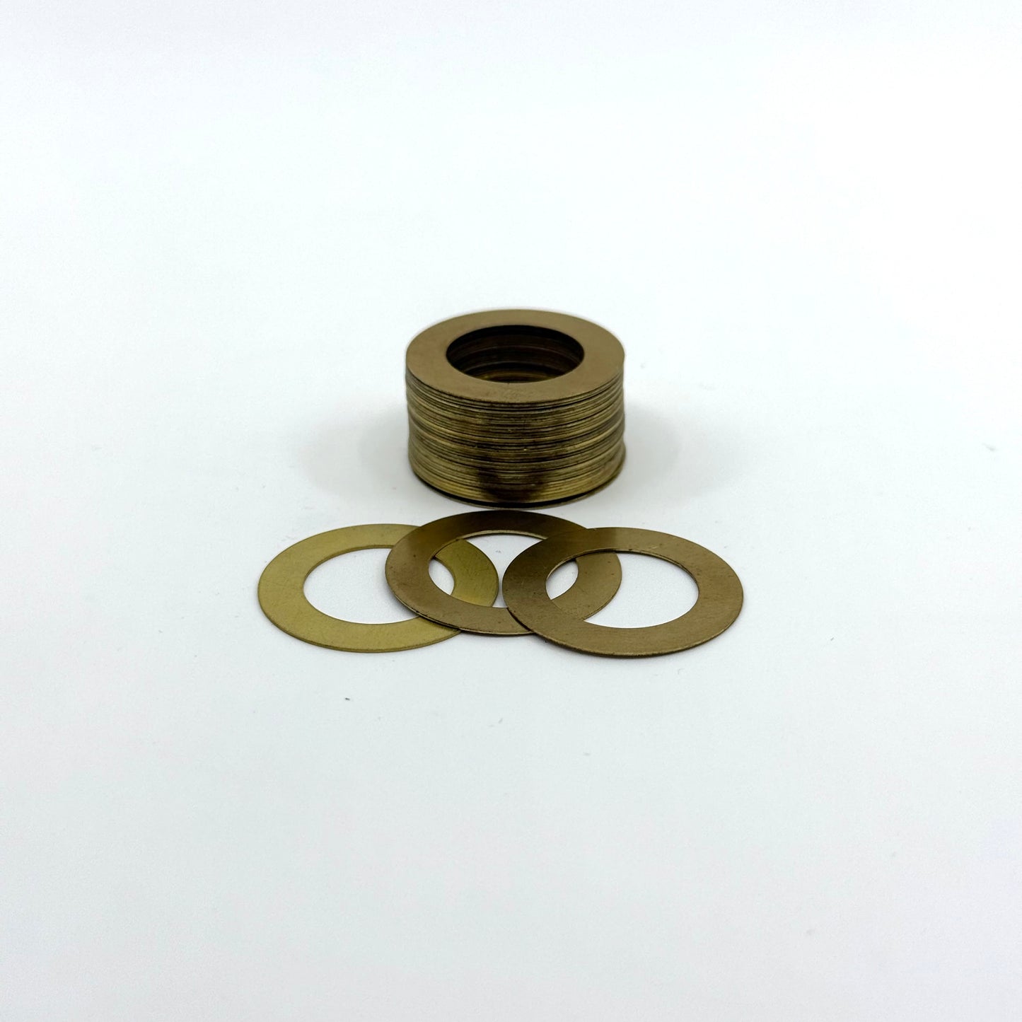 Stack of Brass Joint Rings 1.0" OD X .625 ID X .015