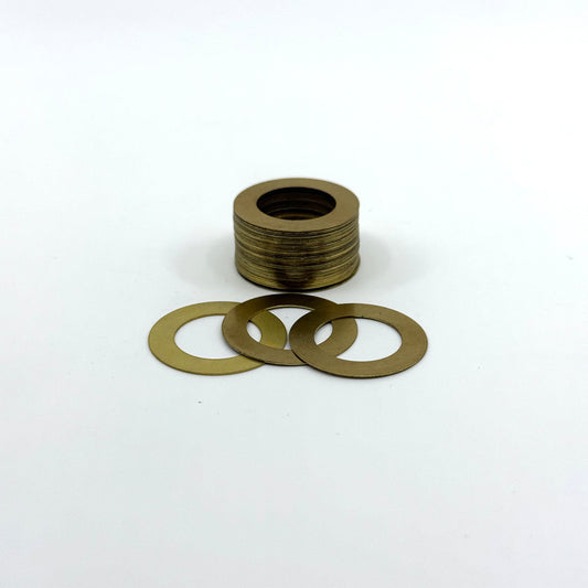 Stack of Brass Joint Rings 1.0" OD X .625 ID X .015