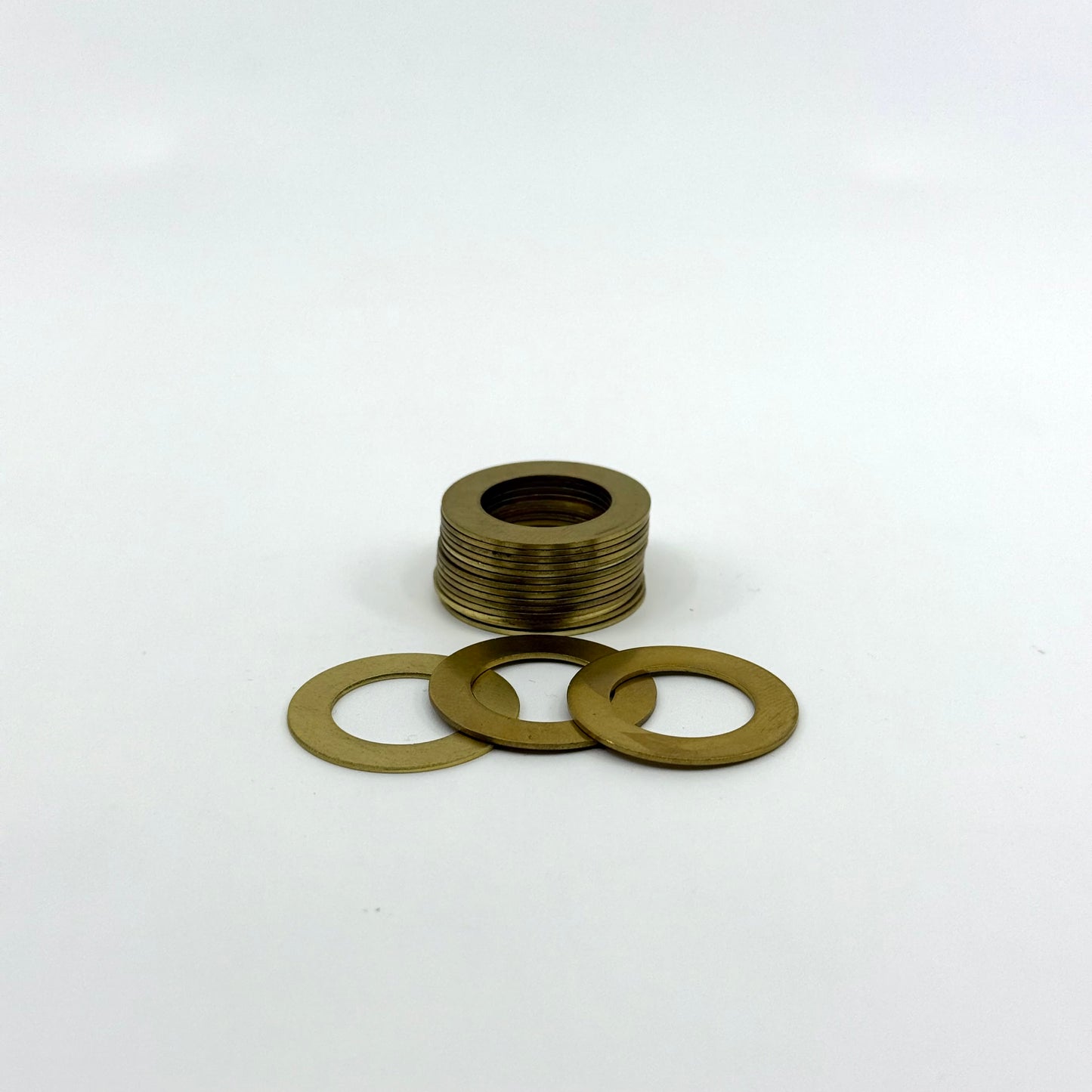 Stack of Brass Joint Rings 1.0" OD X .625 ID X .030