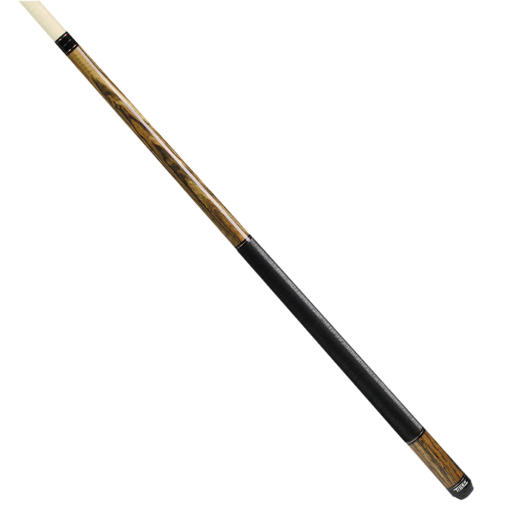 Pool Cue | Tiger C2-2W Pool Cue | 17.5oz. Bocote wood, 30" Fortis Carbon Fiber shaft.