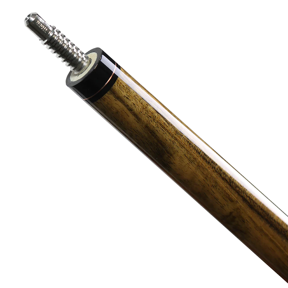 Pool Cue | Tiger C2-2W Pool Cue | 17.5oz. Bocote wood, 30" Fortis Carbon Fiber shaft.