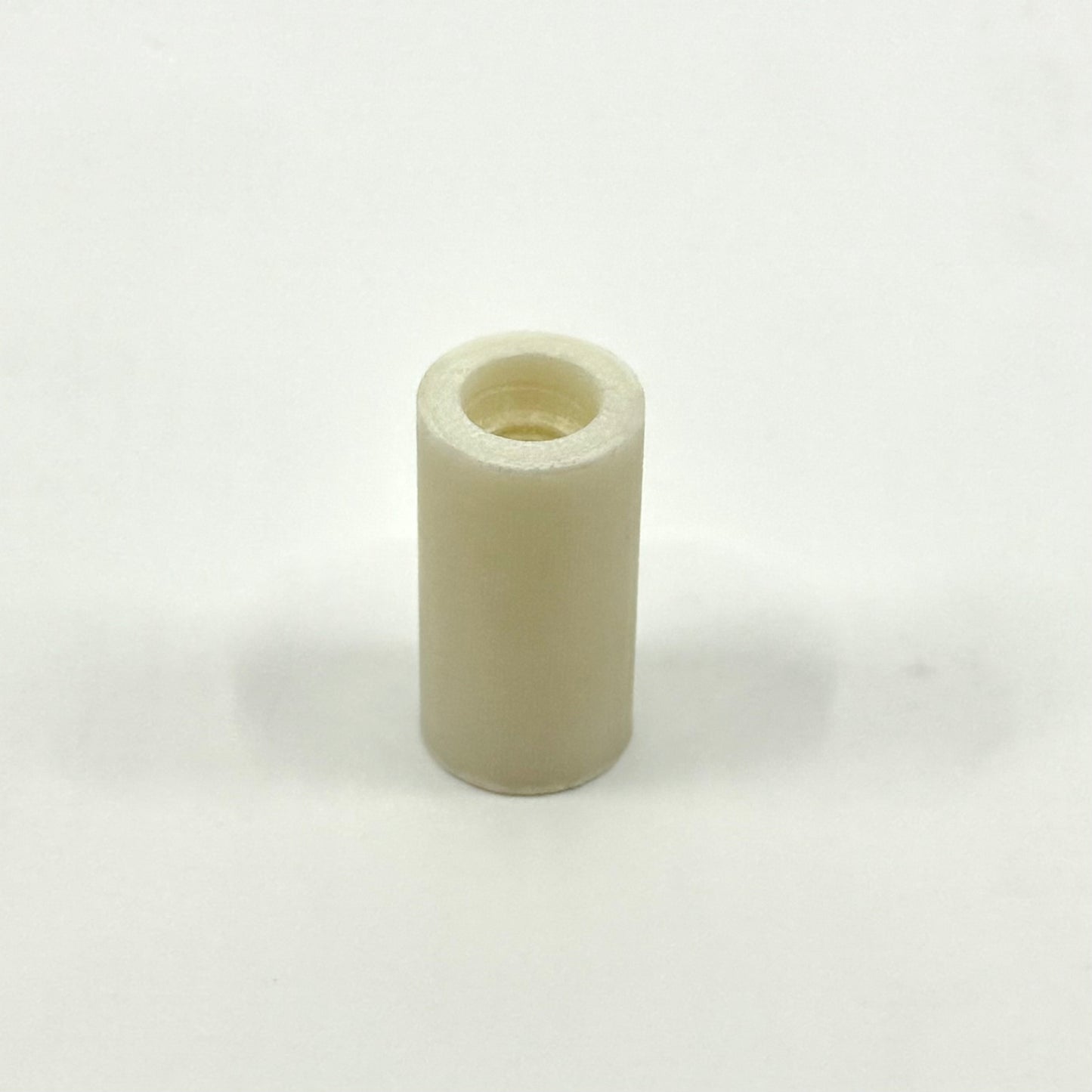 CueForm Classic White Ivory Ferrule. .562 X 1.1 Tapped, Threaded with Glue Relief Hole. Single Ferrule. 