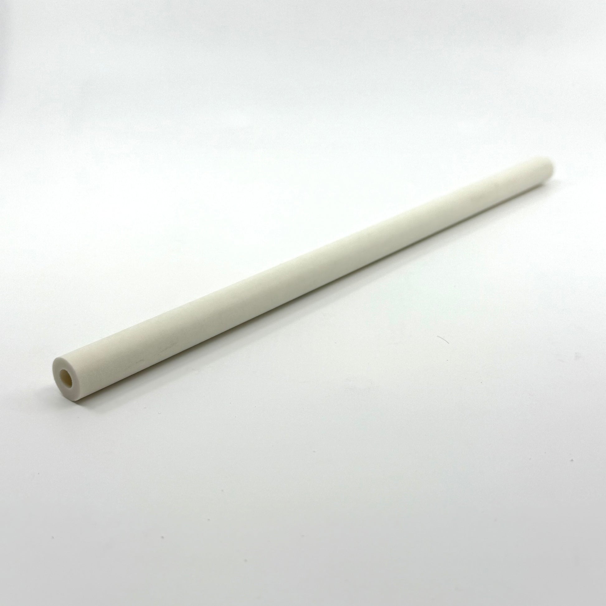 CueForm Classis White Ivory Melamine Ferule .562 OD X .250 ID X 12" Single Tube. 