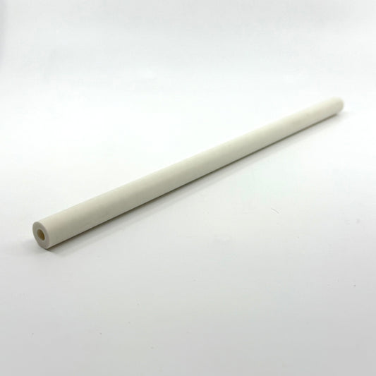 CueForm Classis White Ivory Melamine Ferule .562 OD X .250 ID X 12" Single Tube. 