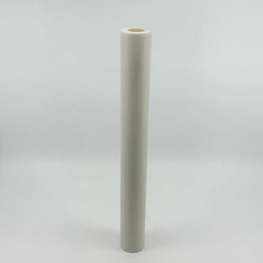 CueForm Classis White Ivory™ Melamine Tube Material 1.375 x .750 x 12" tubes for billiard pool cues. Cue components.