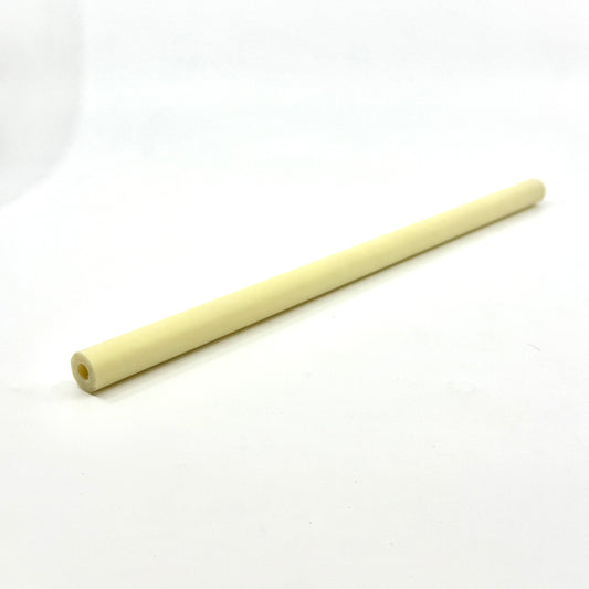 CueForm Vintage Yellow Ivory Micarta Ferule .562 OD X .250 ID X 12". Single Rod