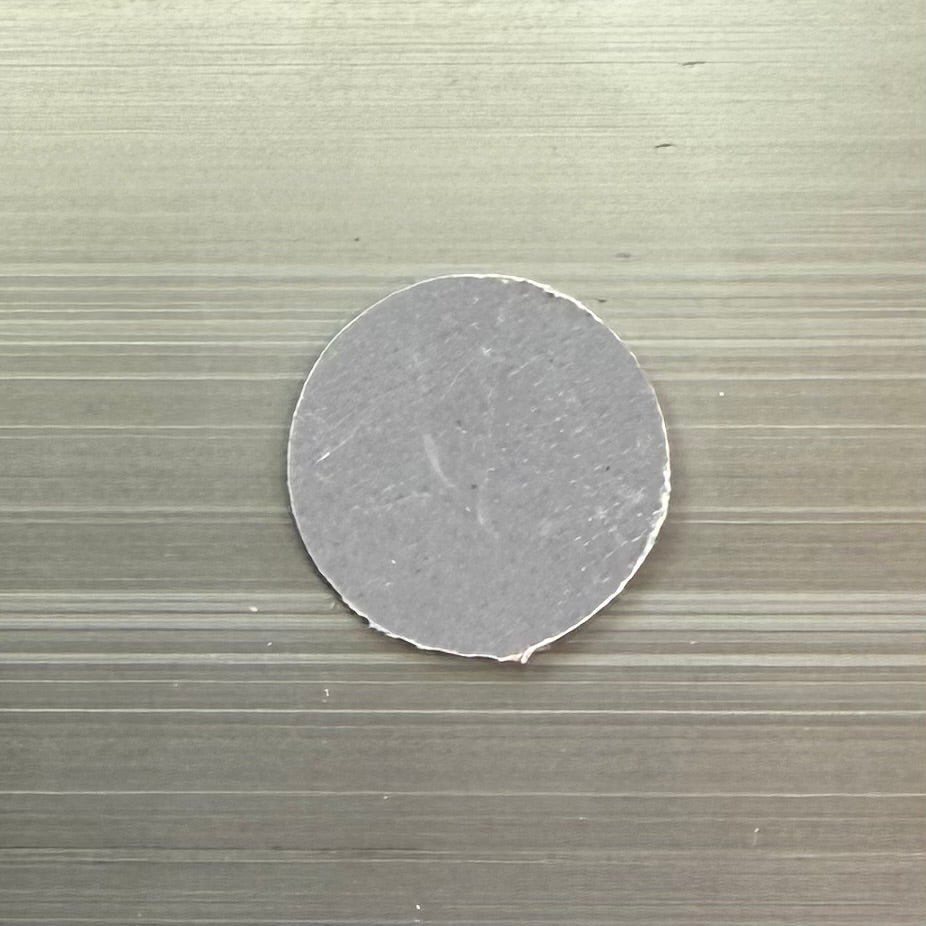 Gray 14mm Pool Cue Firm Fiber Ferrule Pad on Steel 