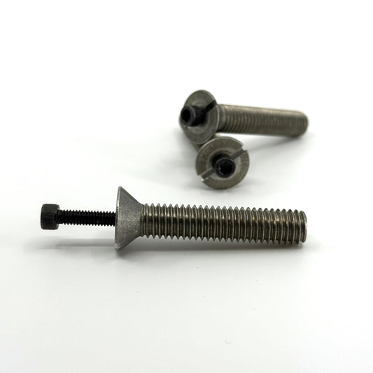 Aluminum Butt Cap Screw Set. 3/8-16 x 2”. Billiards. Pool Cues. Multiple pieces. 