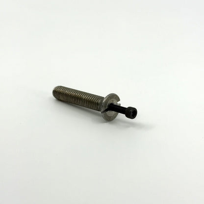 Aluminum Butt Cap Screw Set. 3/8-16 x 2”. Billiards. Pool Cue. Joined side view. 