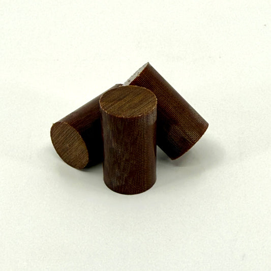 Three Walnut Brown Phenolic Ferrule 1.1" .625 Diameter 
