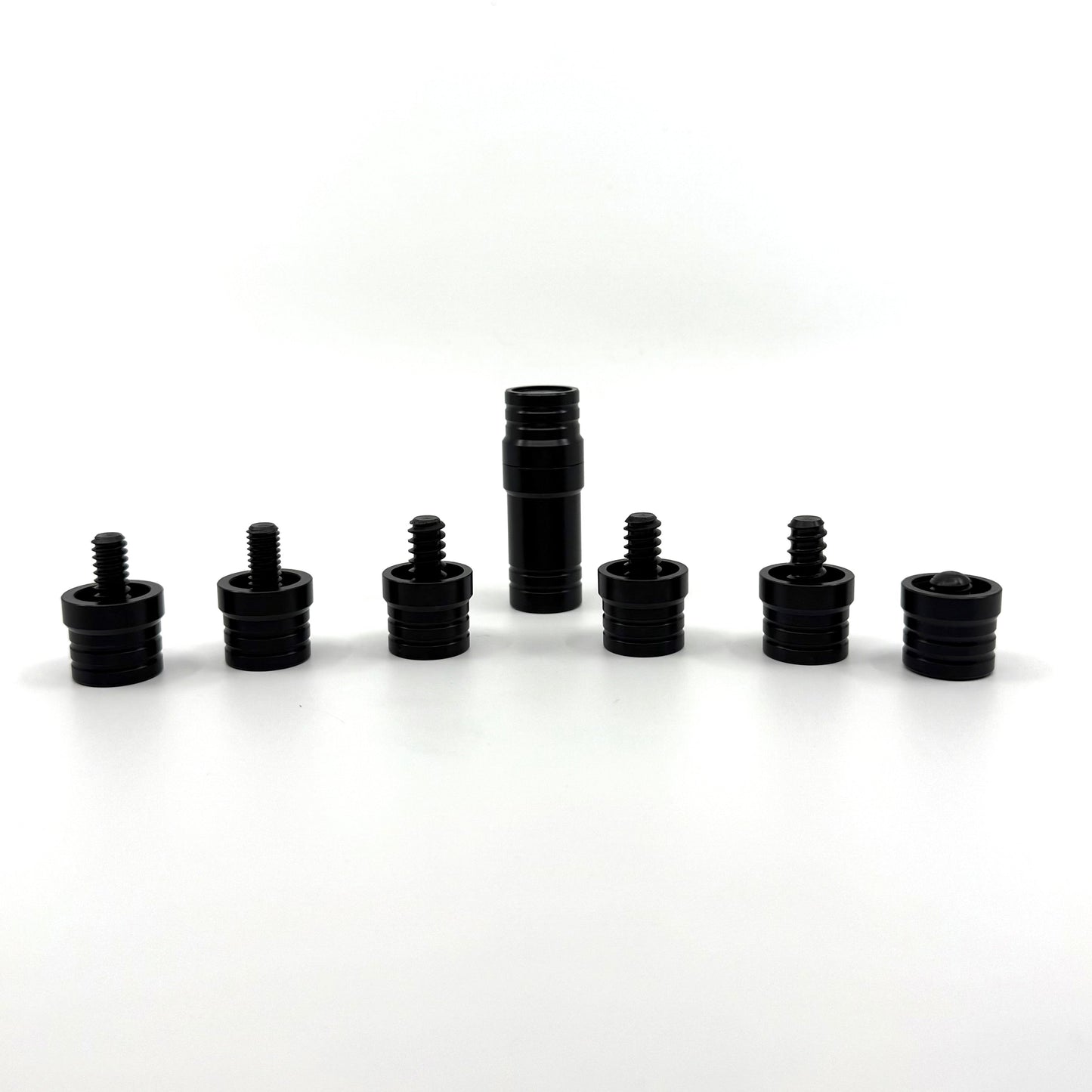 Pool Cue Joint Protectors | Black Delrin | 5/16-14 & 18, 3/8-10 & 11, Radius, and Uni-Locking