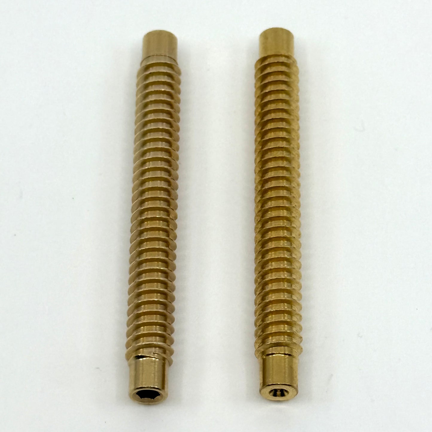 Two Joint Pin 3/8-11 Brass Southwest Style. Center Drilled. 