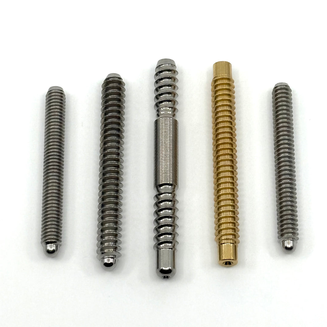Pin Pool Pool Cue Hardware, Joint pin, Brass Insert, rings and butt cap screw ...