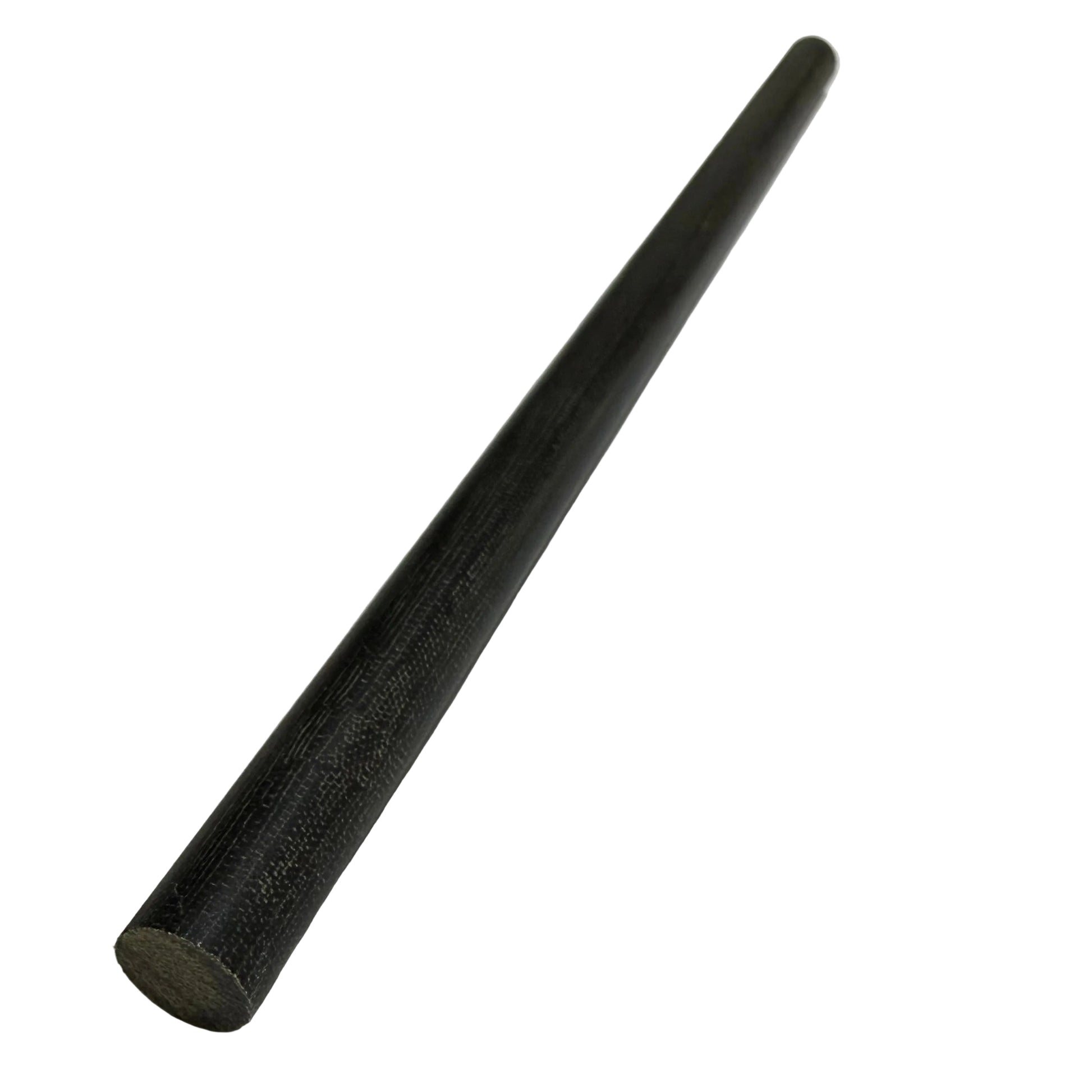One Viper Black phenolic rod. .In 562 diameter at 12” lengths. White background. 
