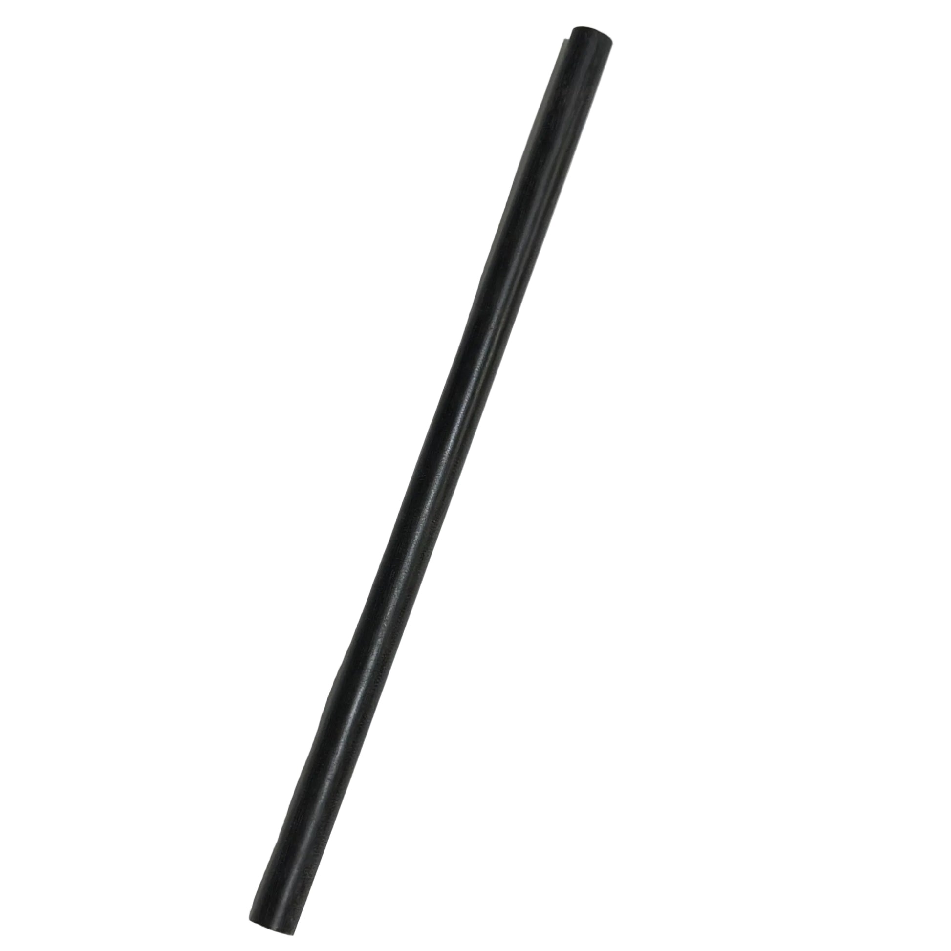 One Viper Black phenolic rod. .In 562 diameter at 12” lengths. White background. 