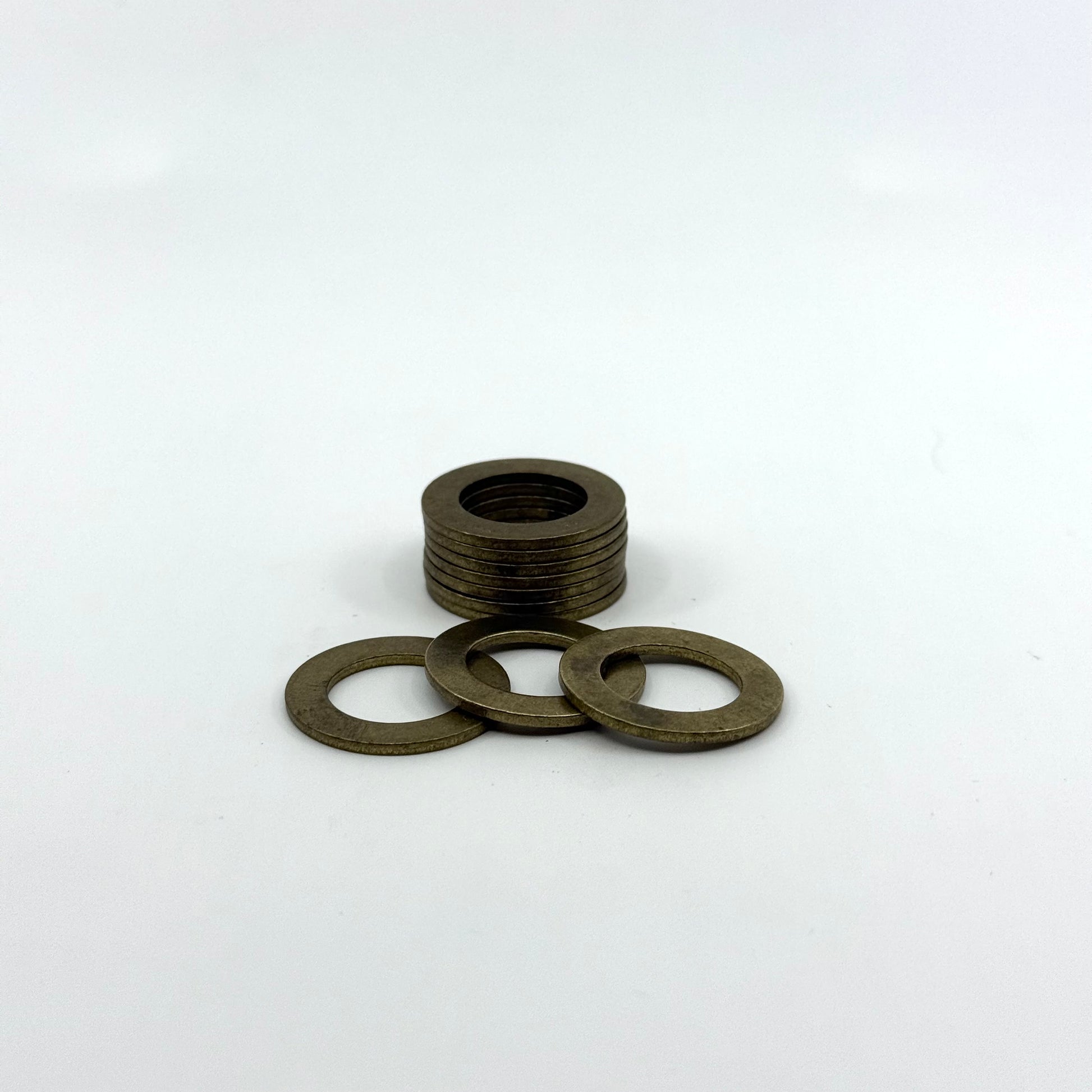 Stack of Brass Joint Rings 1.0" OD X .625 ID X .060