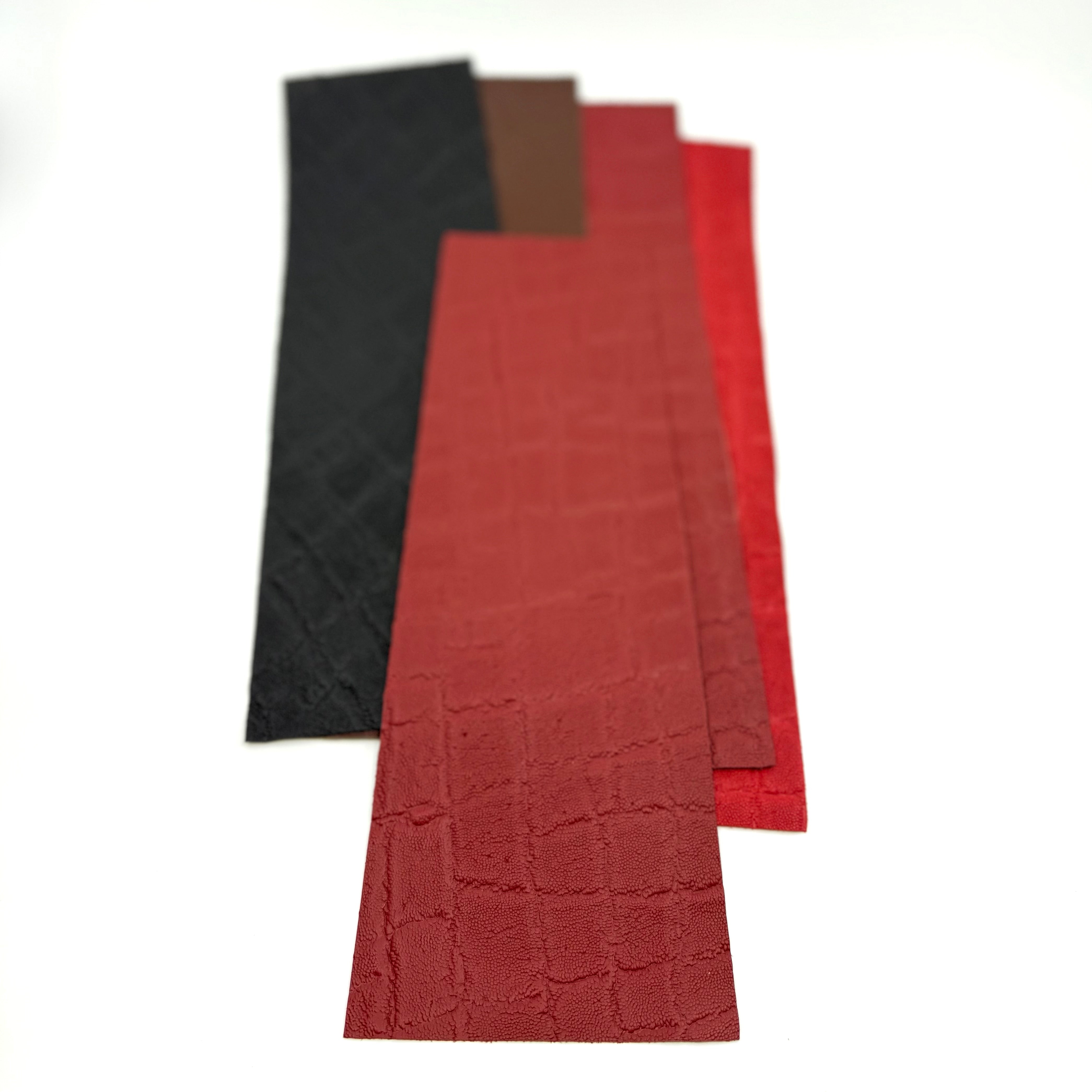 GrandCues Billiard Cue Leather Tip & Pomeranze Set – 13mm Medium (M) – 5 Pieces