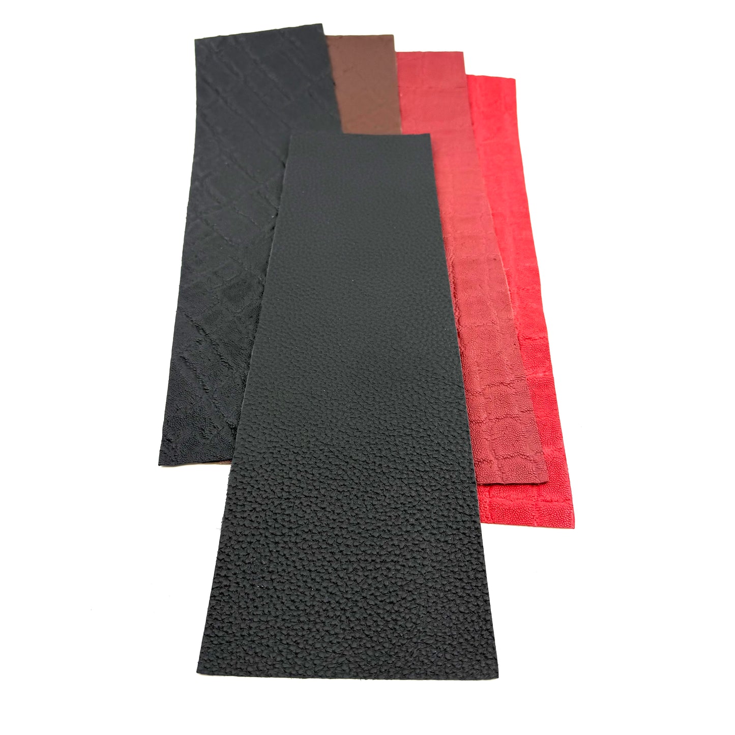 Pool Cue Leather Wrap, Textured, Black, 13" Tapered. 