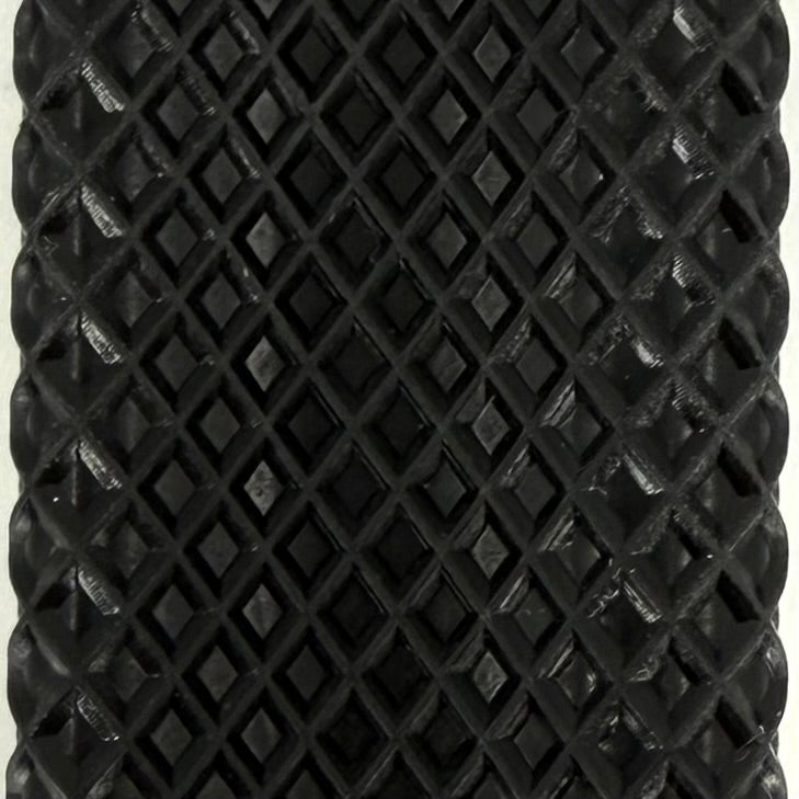 Close up image of Textured Premium_silicone_pool_cue_grip_in_black_anti-slip_sweat-resistant_handle_wrap_for_standard_billiard_cues
