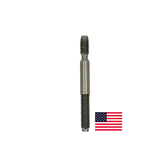 Stainless_Steel_5_16-18_Joint_Pin on  white background with American flag 