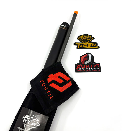 Billiards Pool Cue Tiger Impakt w/Fortis-BRK Break Cue, 19oz.Carbon Fiber. Billiards Pool Cue. With black velvet case. 