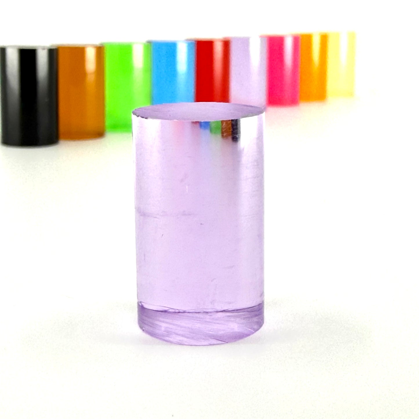 Atomic Acrylic Cosmic Purple solid pool cue ferrule, 15mm x 1 inch